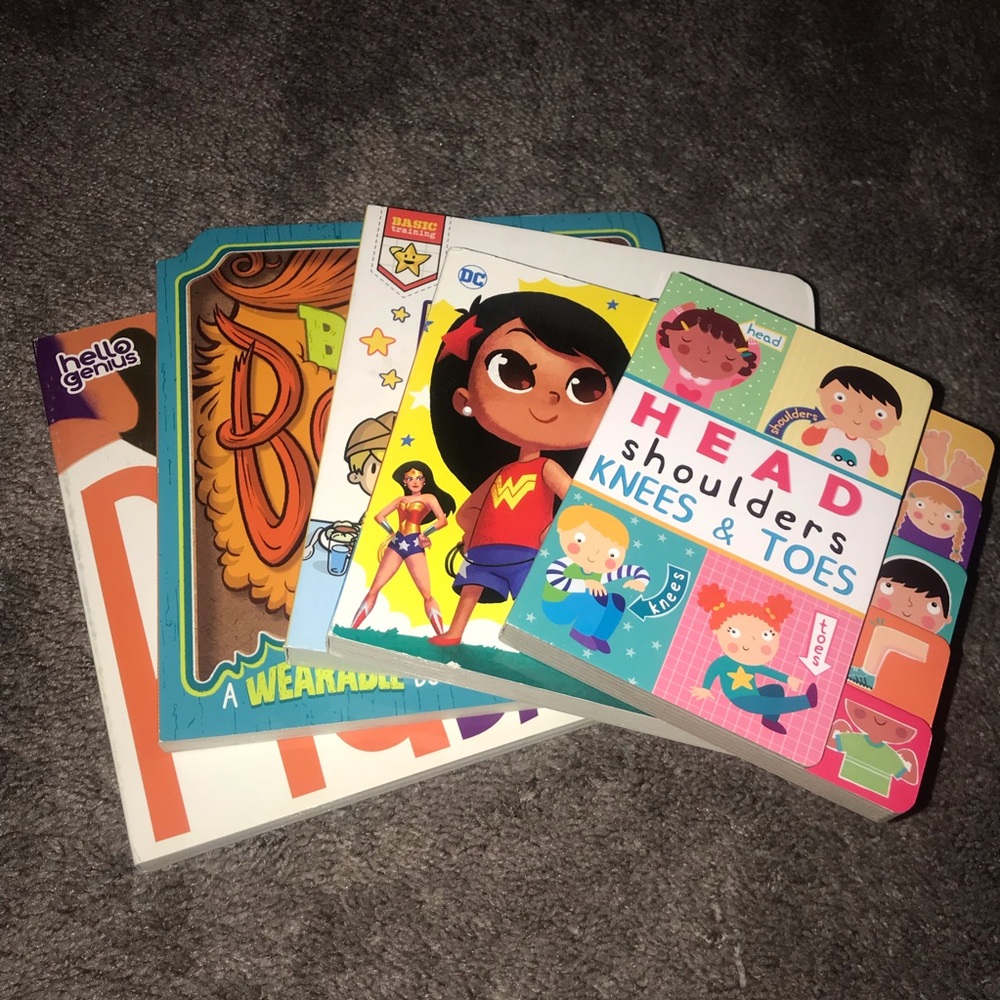 5 board book bundle